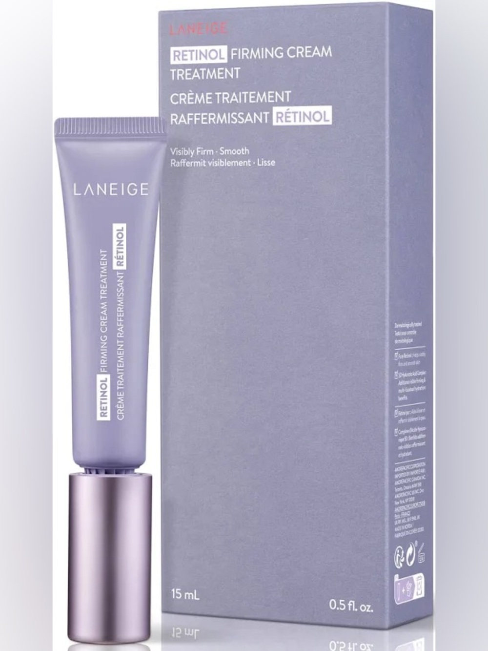 LANEIGE Retinol Firming Cream Treatment FULL SIZE 0.5 Oz. NEW IN BOX!